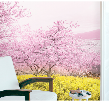 Hallway of love tree photo mural - TenStickers