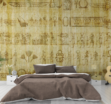 hieroglyphics vintage mural - TenStickers