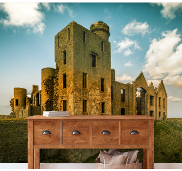 Ireland wall mural historic stone fortress - TenStickers