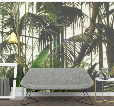 Living walls green plants mural wallpaper - TenStickers