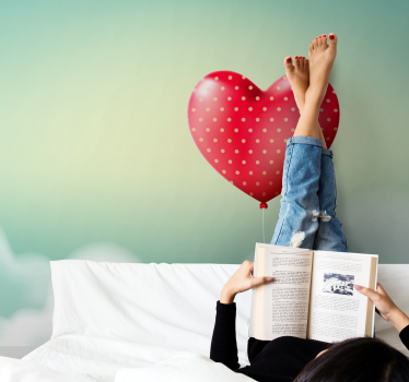 Love red cute balloon Children Wall Murals - TenStickers