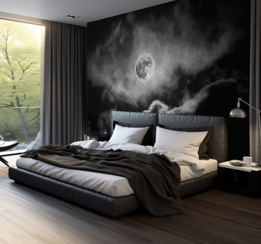 moon and clouds Marriage wallpaper - TenStickers
