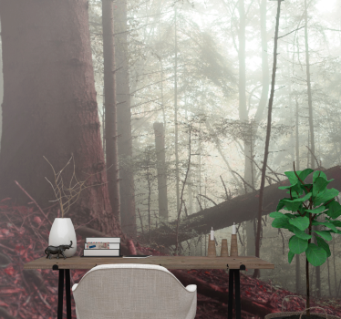 Pieniny Foggy forest nature murals - TenStickers