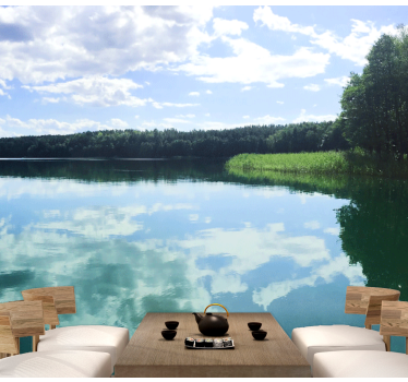 Polish Mazury Lake landscape murals - TenStickers