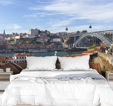 Porto Panorama mural wallpaper - TenStickers