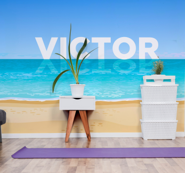 Sights to the sea 3d mural wallpaper - TenStickers