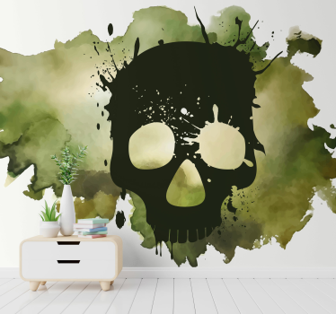 Skull splash wall murals for teenage bedrooms - TenStickers