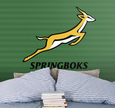 Springboks Logo wall murals for teenage bedrooms - TenStickers
