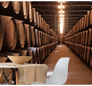 Vintage cellar mural - TenStickers