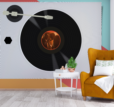 Vinyl Record custom murals - TenStickers