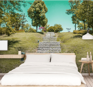 Walkway garden Bangkok Marriage Wallpaper Photo - TenStickers