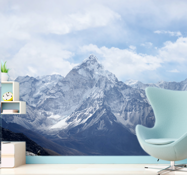 Wall mural mountain grand snow-capped peaks - TenStickers