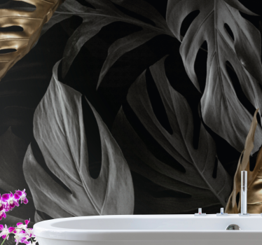 Wall mural nature tropical leaf designs - TenStickers