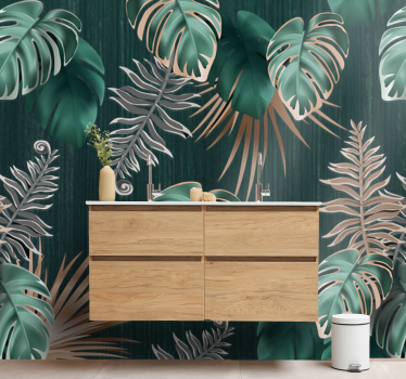 Wall mural nature tropical leaf inspirations - TenStickers