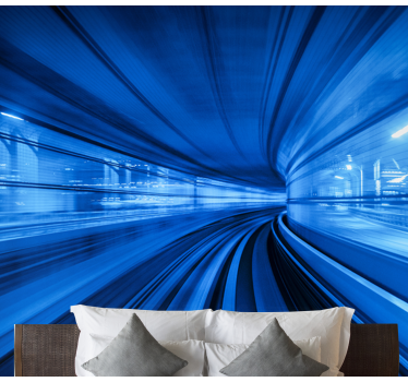 Wall mural vehicle urban subway movement - TenStickers