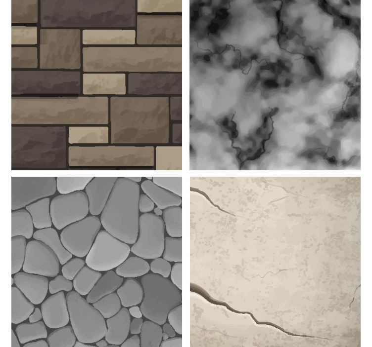 Realistic textures drink coaster - TenStickers