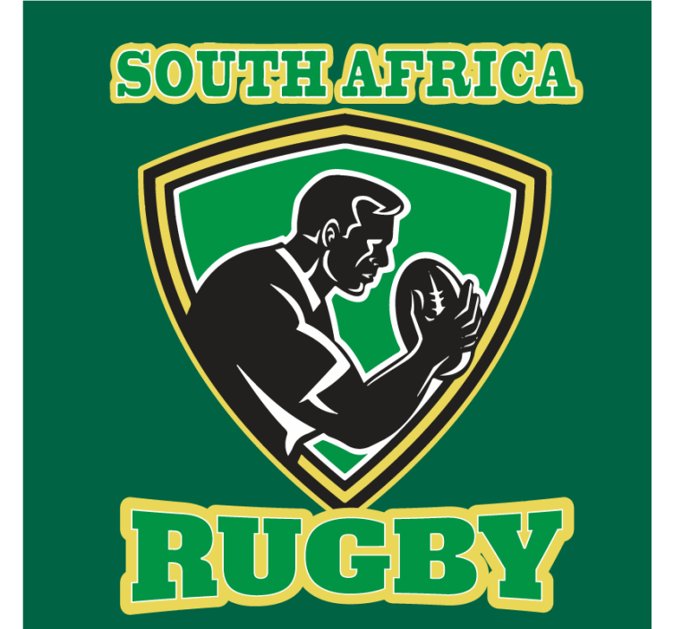 South Africa Rugby more coasters - TenStickers