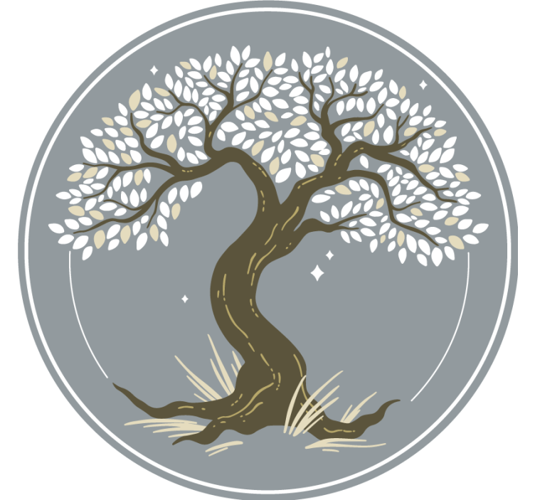 Coasters elegant tree silhouette - TenStickers