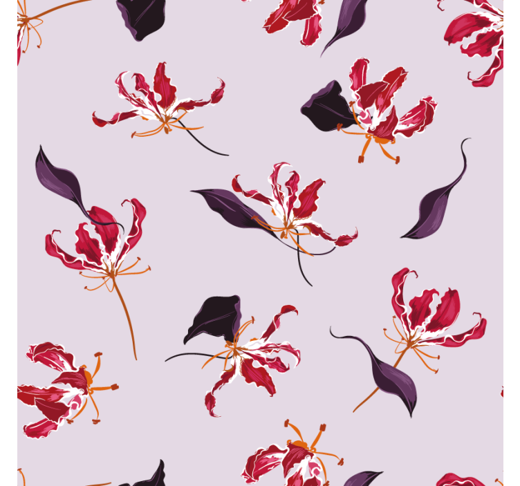 Floral motif elegance coasters - TenStickers