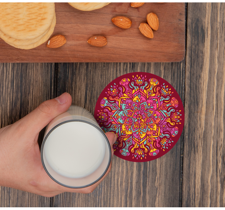 Mandala round more coasters - TenStickers