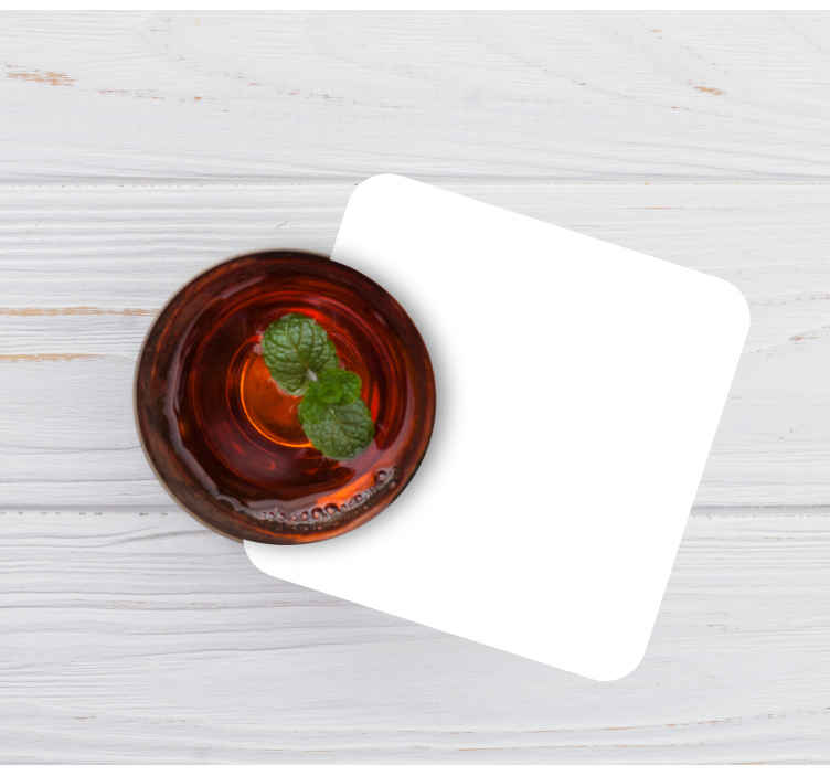 Monocolour white more coasters - TenStickers