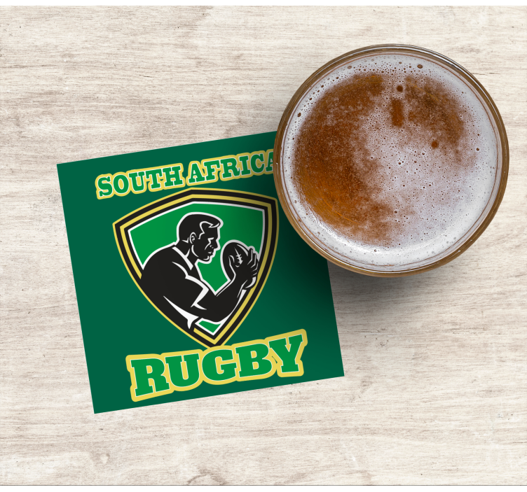 South Africa Rugby more coasters - TenStickers