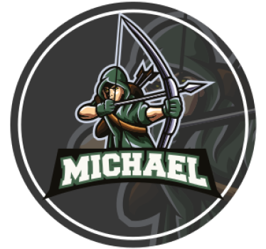 Personalisable coasters archer with name - TenStickers