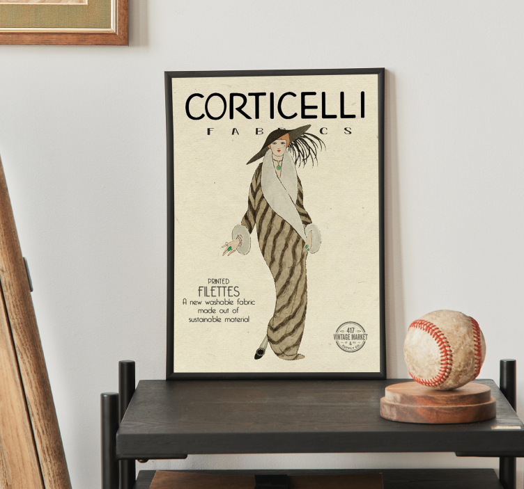 1920´s fashion Art Déco poster - TenStickers