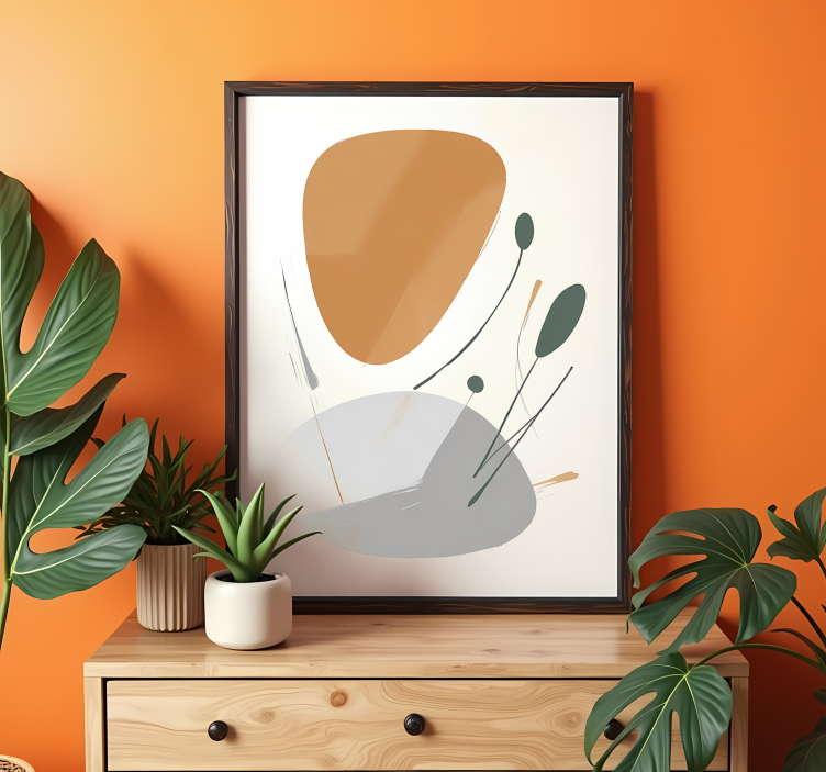 artistic disorder abstract poster - TenStickers