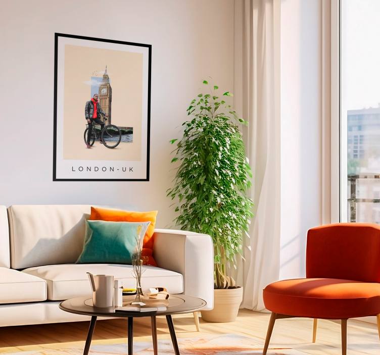 London College living room poster - TenStickers