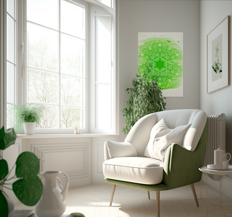 Mandala Art zen wall poster - TenStickers