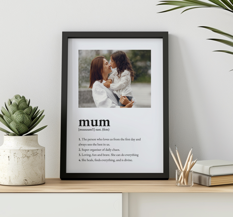 mother definition EN living room poster - TenStickers