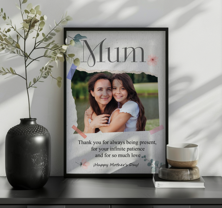 Mum living room poster - TenStickers