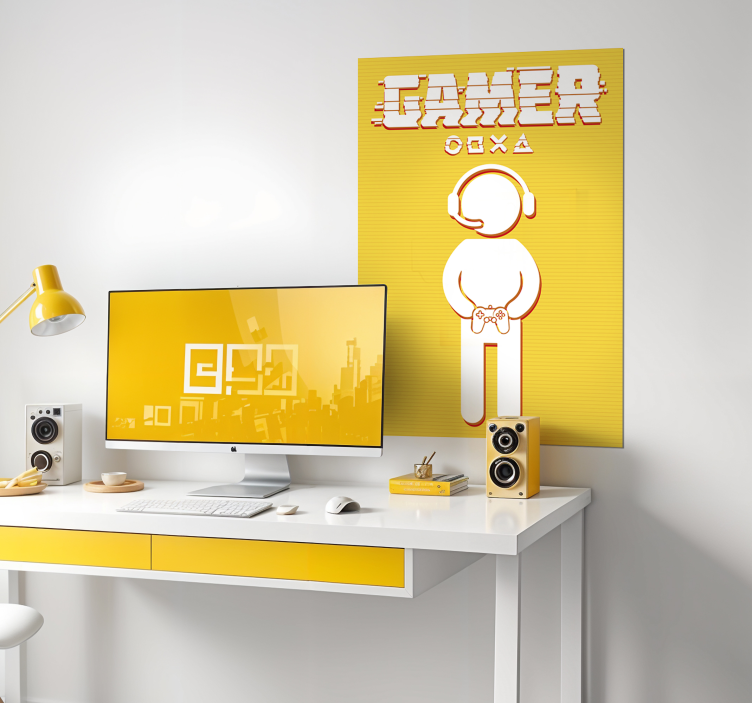 Player icon video game poster - TenStickers