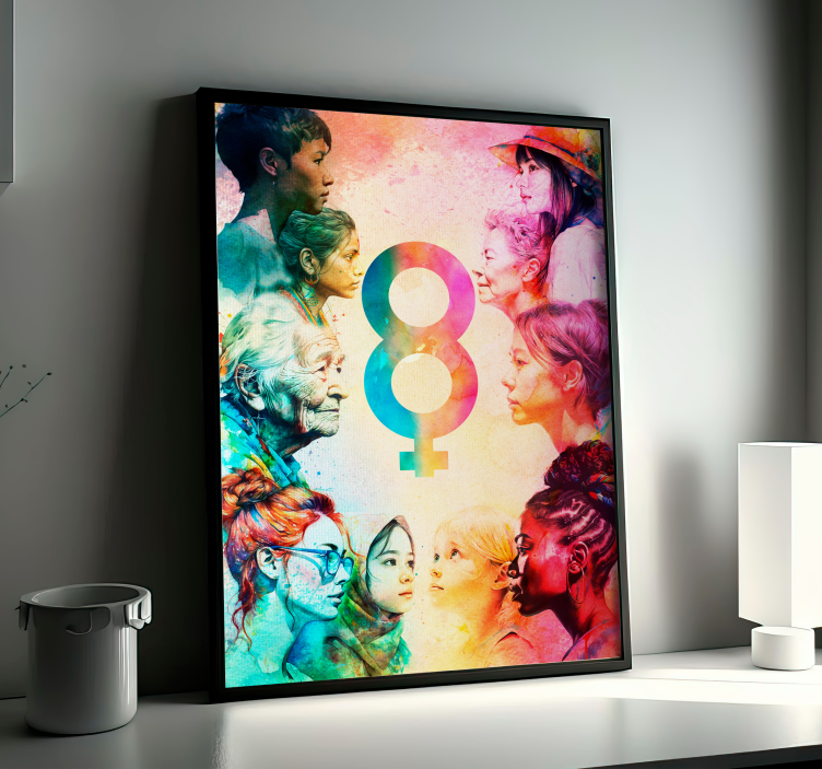 women's day poster - TenStickers