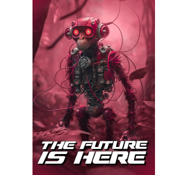 Robot MonkeyRobot Monkey is a robotic creature that is designed t - TenStickers