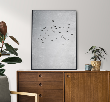 birds flying animal poster - TenStickers