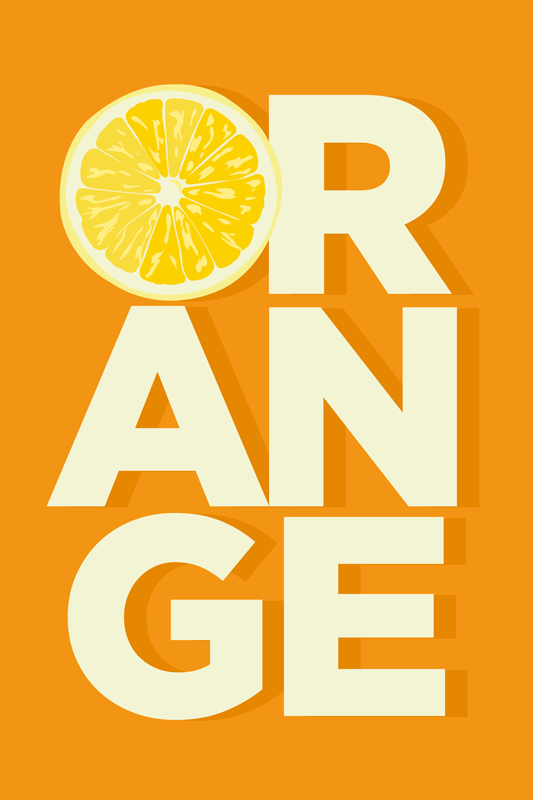 Kitchen poster freshly squeezed citrus delight - TenStickers