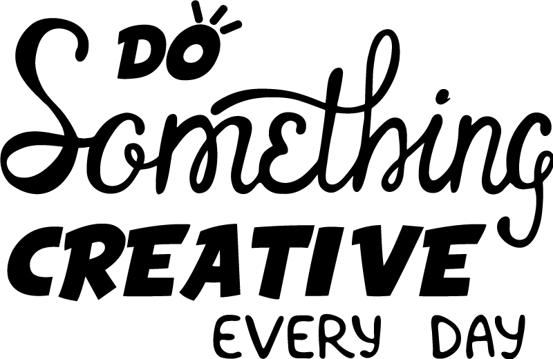 Office poster inspire creativity every day - TenStickers
