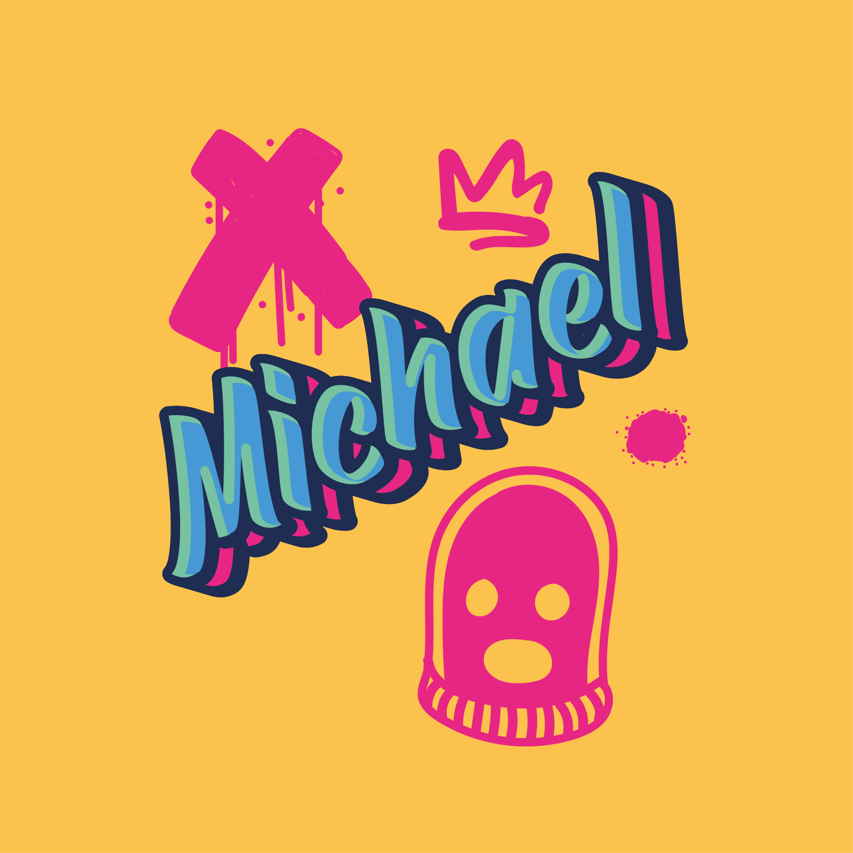 Poster for teenager with bold lettering design - TenStickers