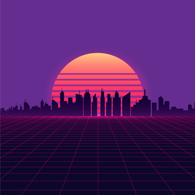 City poster advanced urban landscape artwork - TenStickers