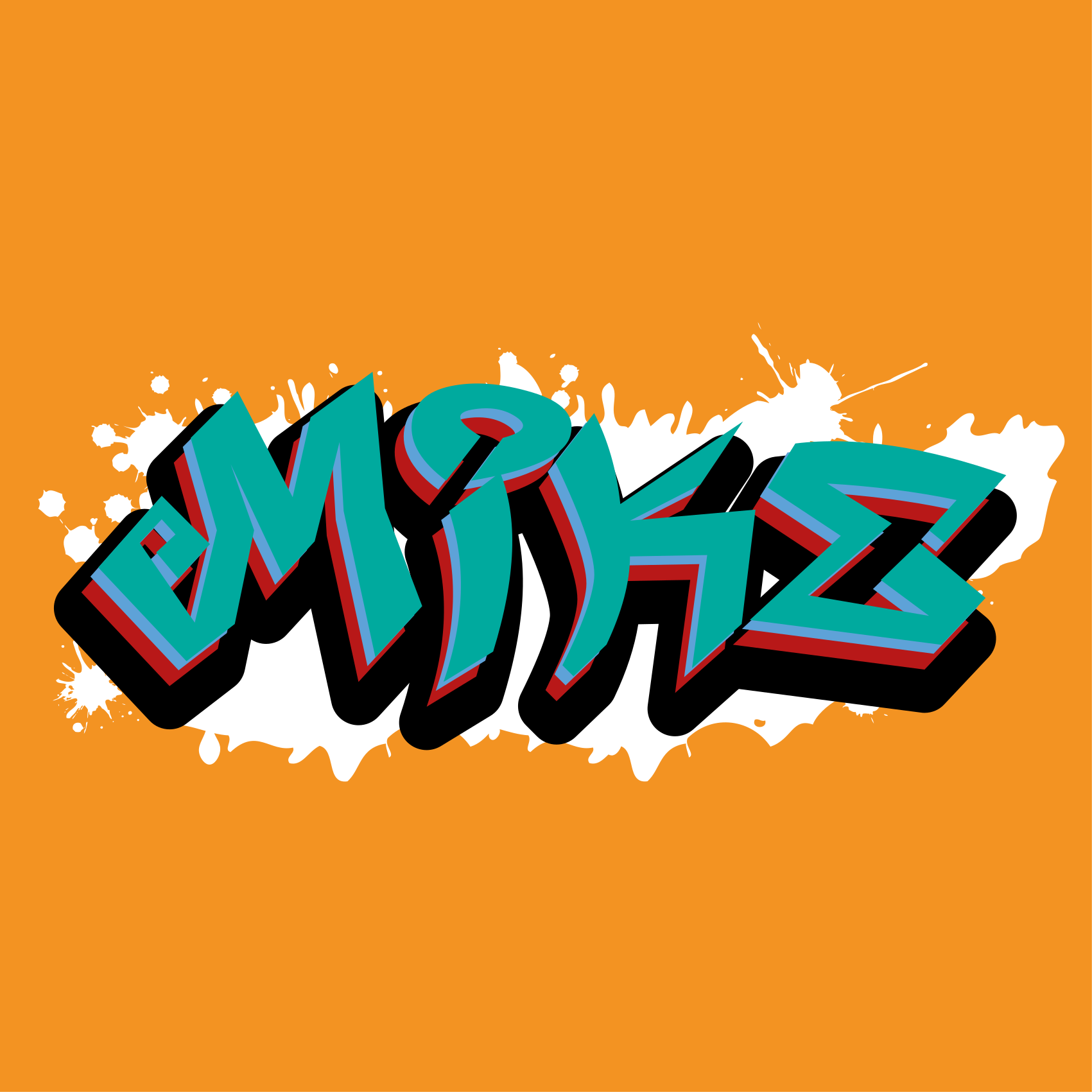 Customisable poster with stylish lettering design - TenStickers