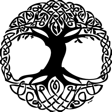 Celtic tree vinyl decor wall poster - TenStickers