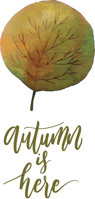 Tree poster autumn is here - TenStickers