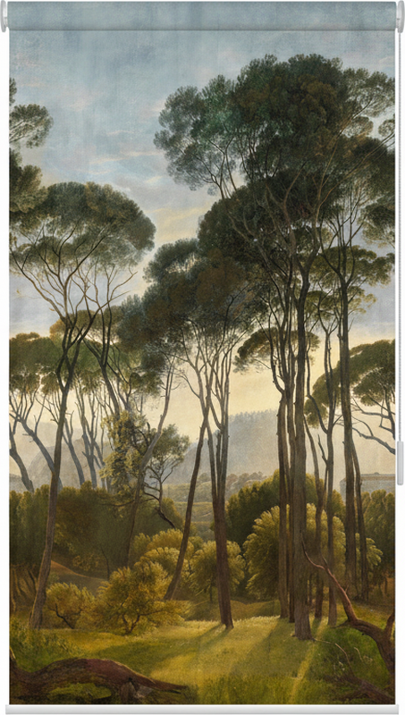 Tree poster muted tropical palms - TenStickers