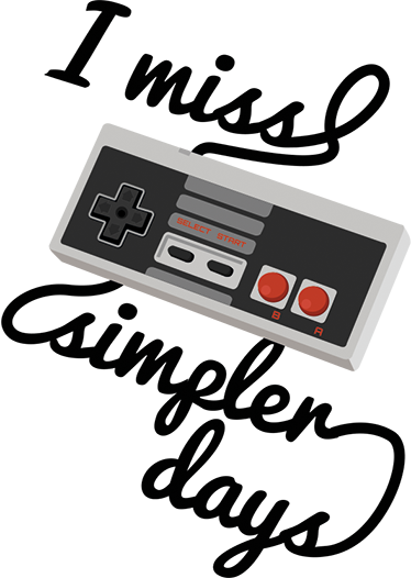 Vintage poster nostalgic geek stickers - TenStickers