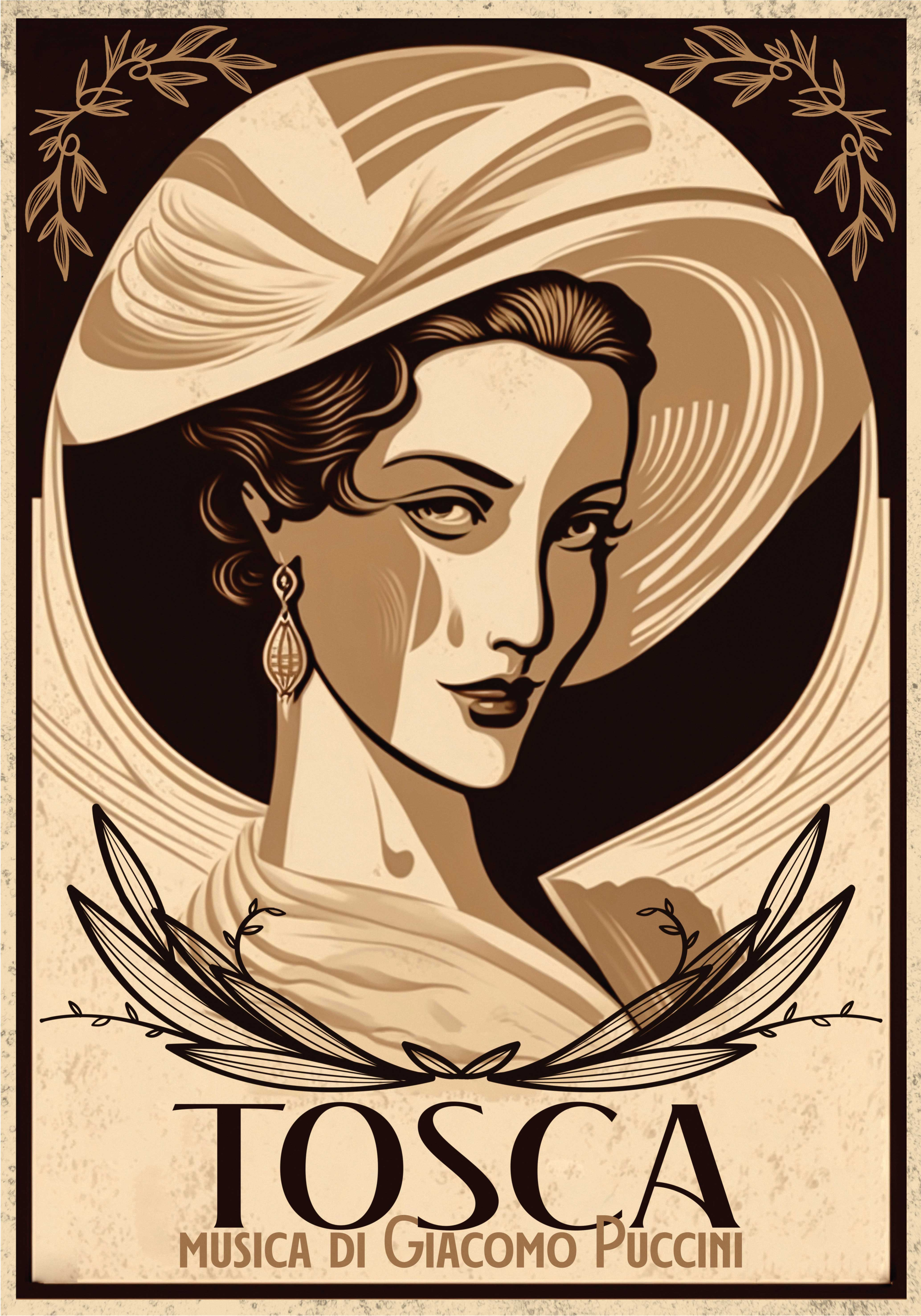Music poster opera music tosca poster - TenStickers