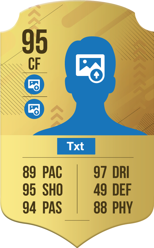 Football poster walkout personalized card - TenStickers