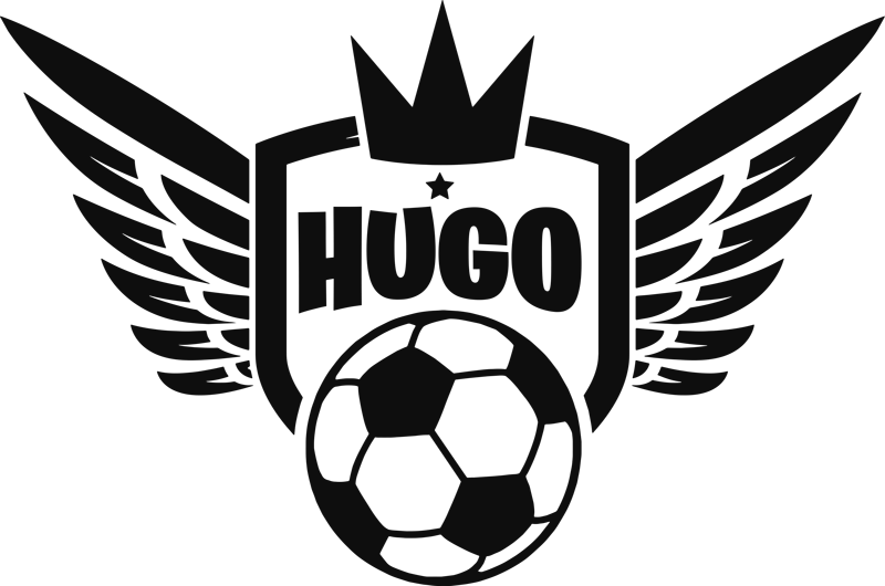 Football poster children's vinyl king of football - TenStickers