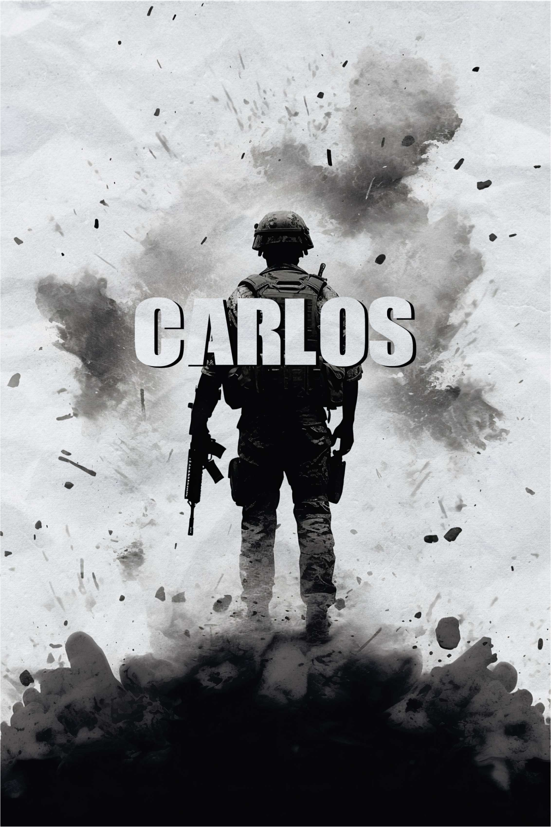 war souldier poster for teenager - TenStickers